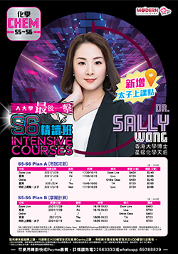 Dr. Sally Wong S6 化學精讀課程 2020-2021